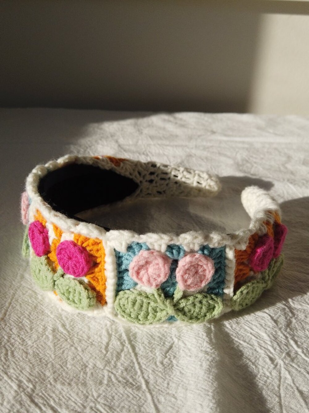 Handmade crochet headband